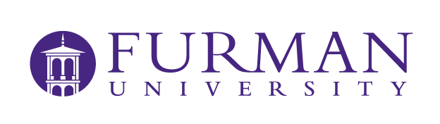 Furman University logo, one color purple variant