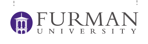 Furman University logo, minimum size example variant