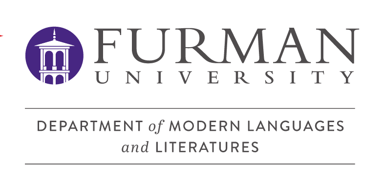 Furman University logo, department logo example - Modern Languages and Literatures variant