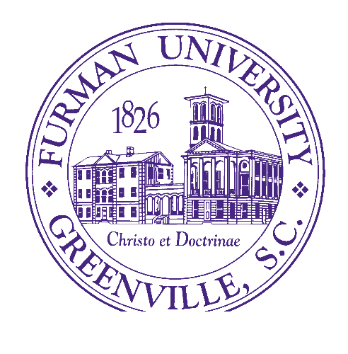 Furman University Seal, purple variant