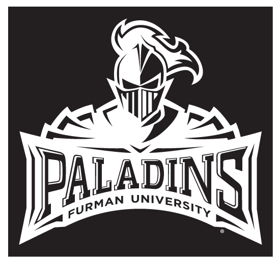 Paladin logo, one color, white on black variant