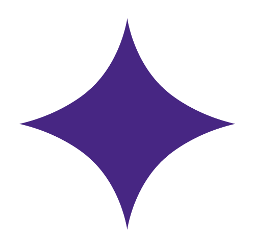 simplified diamond, purple variant