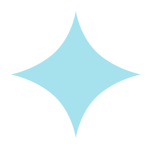 simplified diamond, light blue variant