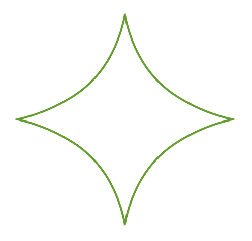 simplified diamond outline, green variant