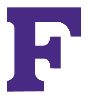 F lettermark, Furman Diamond F, purple variant