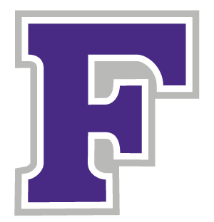 F lettermark, Furman Diamond F, purple with double outline variant