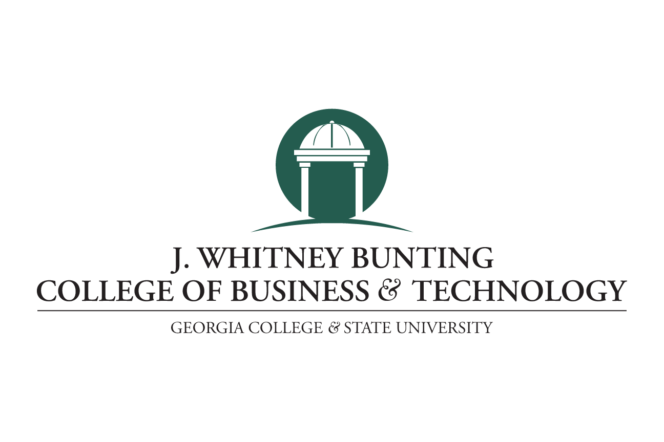 J. Whitney Bunting College of Business & Technology logo, black variant, cell 8
