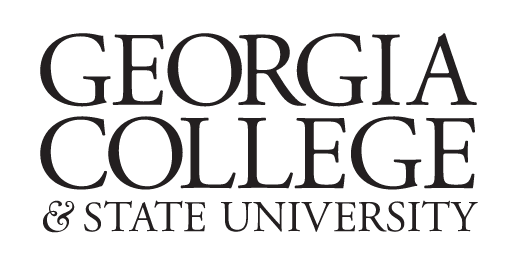 Georgia College & State University wordmark, black variant, cell 12
