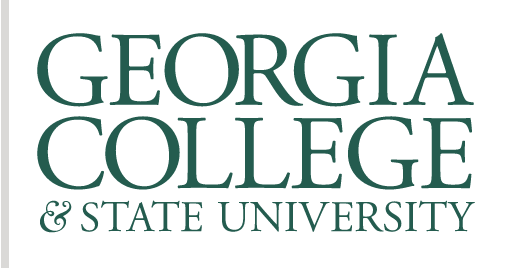 Georgia College & State University wordmark, full color variant, cell 13