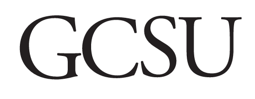 GCSU wordmark, black variant, cell 18