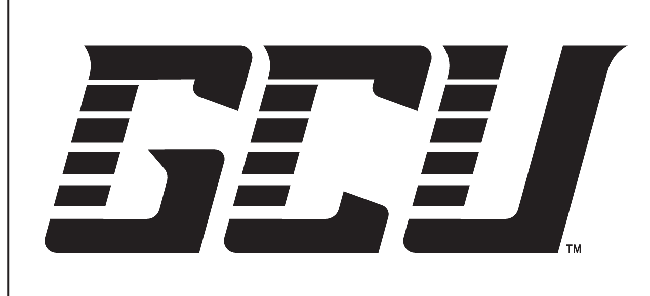 GCU lettermark, black variant, cell 3