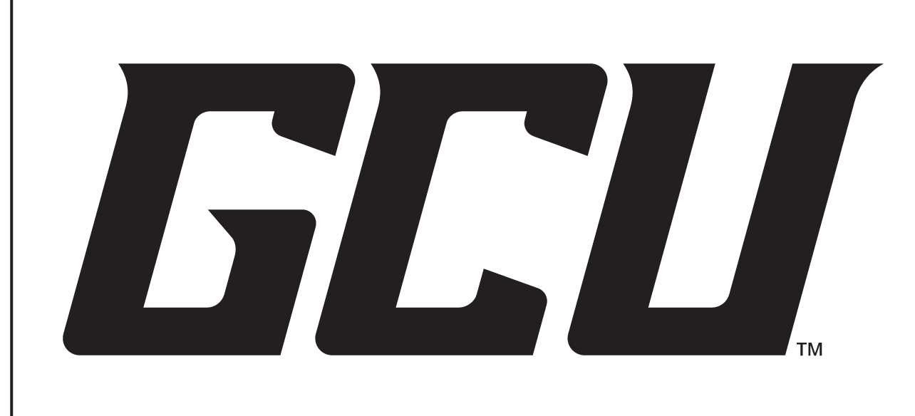 GCU lettermark, black variant, cell 3