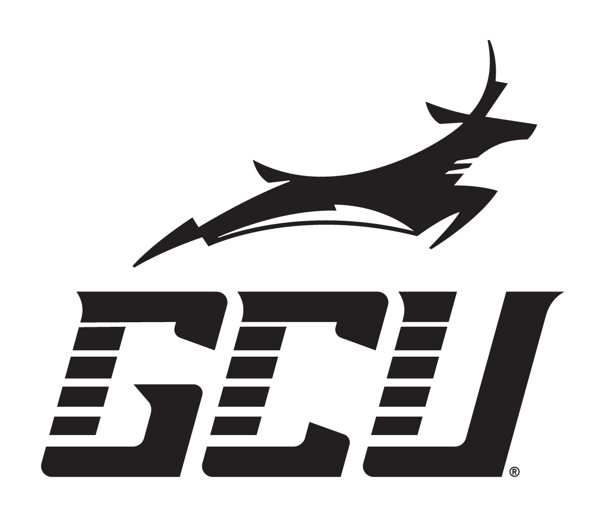 GCU Lopes logo, black variant, cell 3