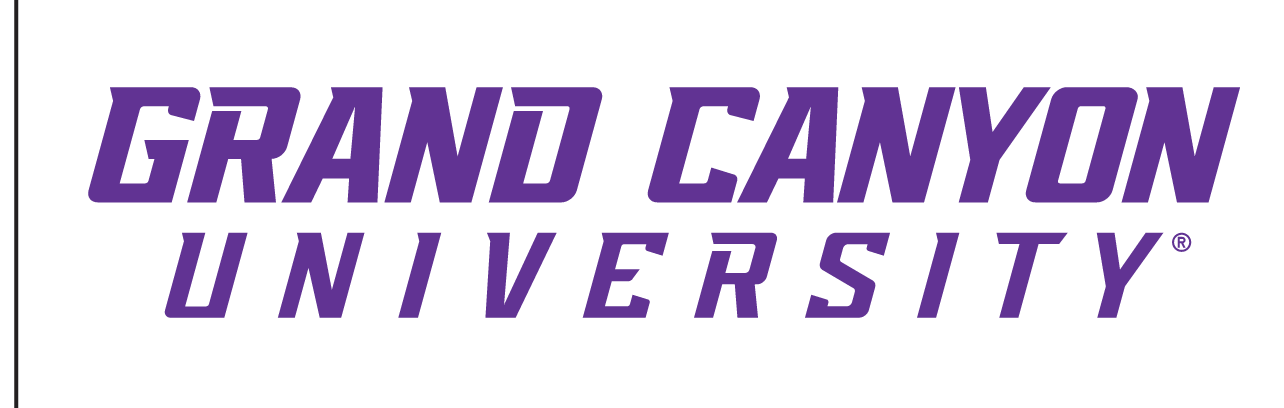 GRAND CANYON UNIVERSITY wordmark, purple variant, cell 1