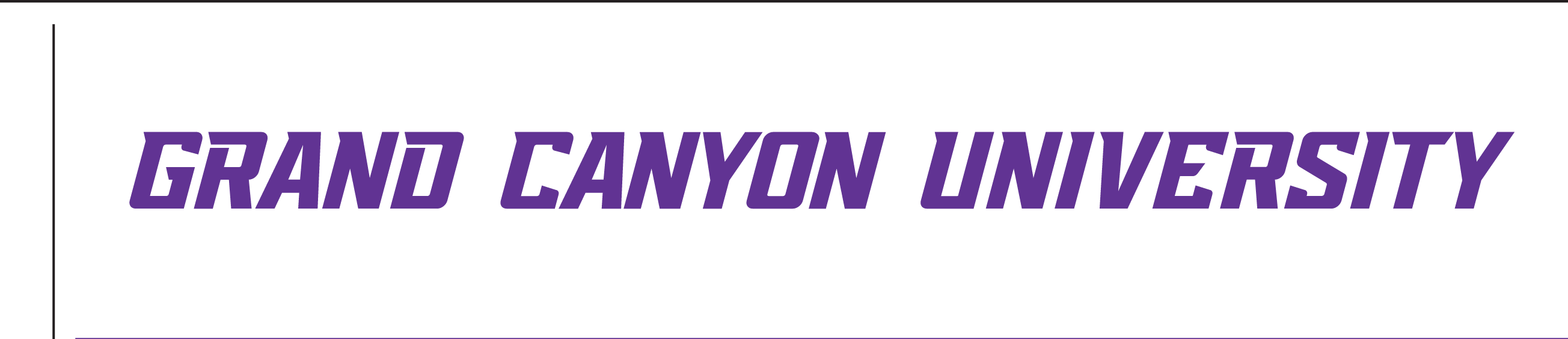 GRAND CANYON UNIVERSITY, purple variant, cell 1