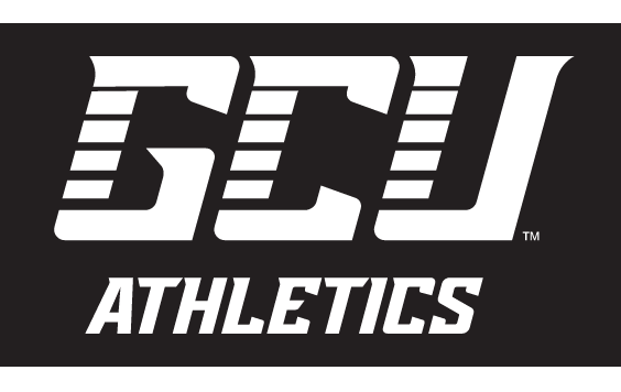 GCU Athletics, white on black variant, cell 4