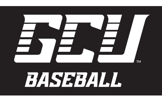 GCU Baseball, white on black variant, cell 8