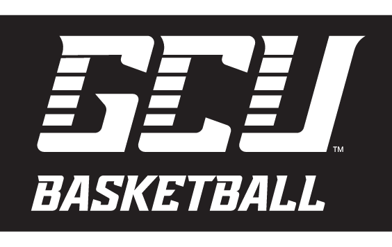 GCU Basketball, white on black variant, cell 12