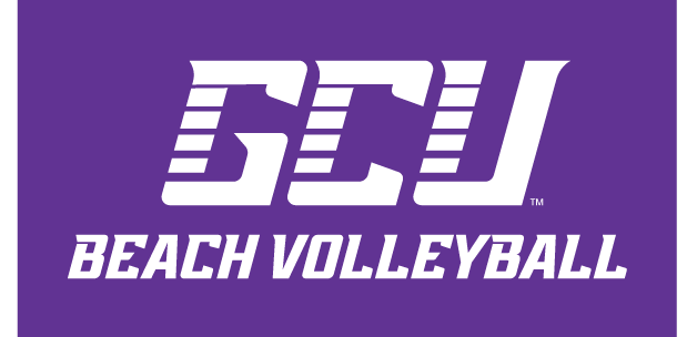 GCU Beach Volleyball, white on purple variant, cell 14