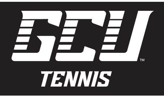 GCU Tennis, white on black variant, cell 16