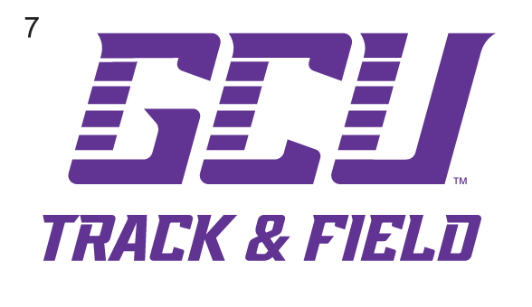 GCU Track & Field, purple variant, cell 17