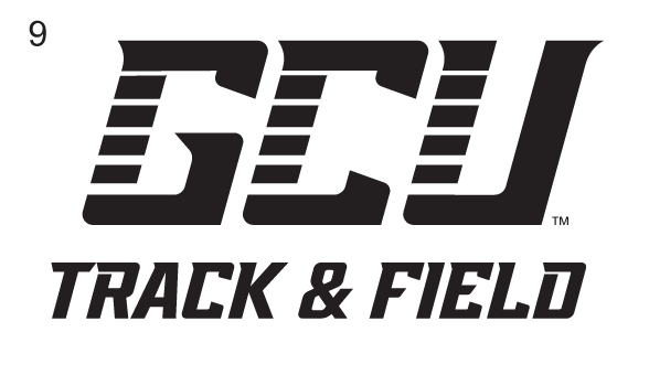 GCU Track & Field, black variant, cell 19