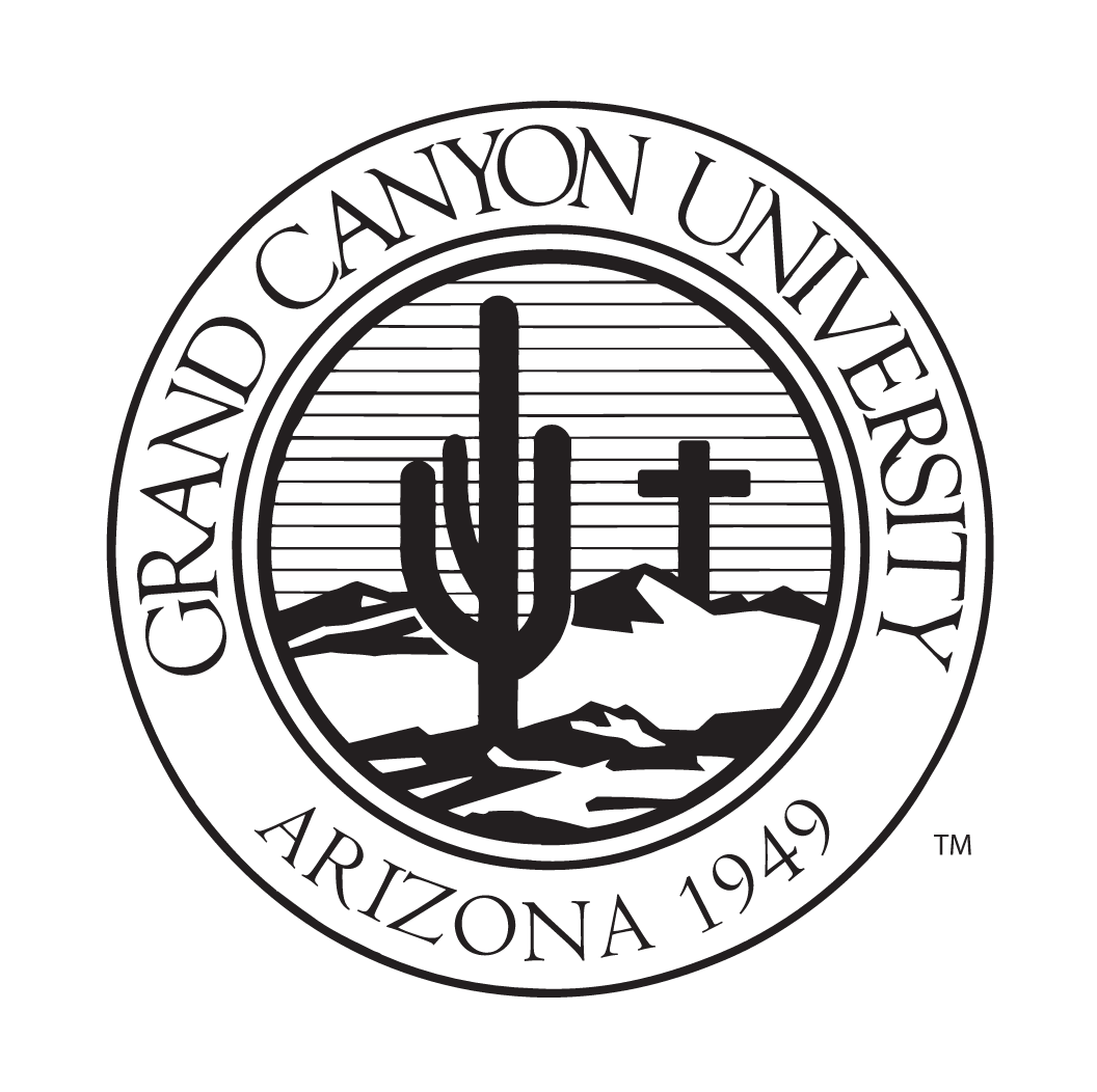 Grand Canyon University Seal, black variant, cell 3