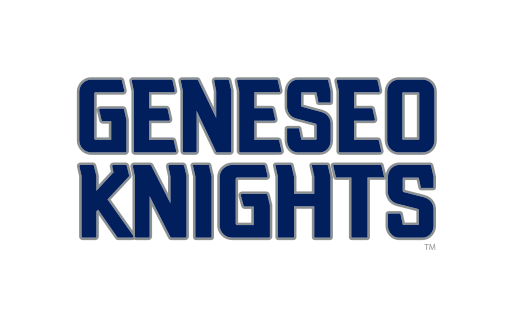 Geneseo Knights stacked wordmark, blue variant, cell 159