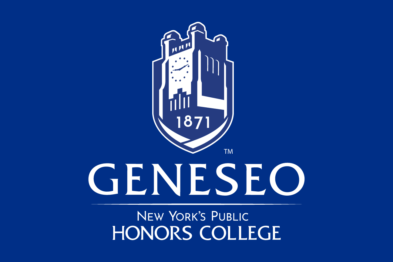 primary logo, vertical, short honors college text, white variant, cell 6