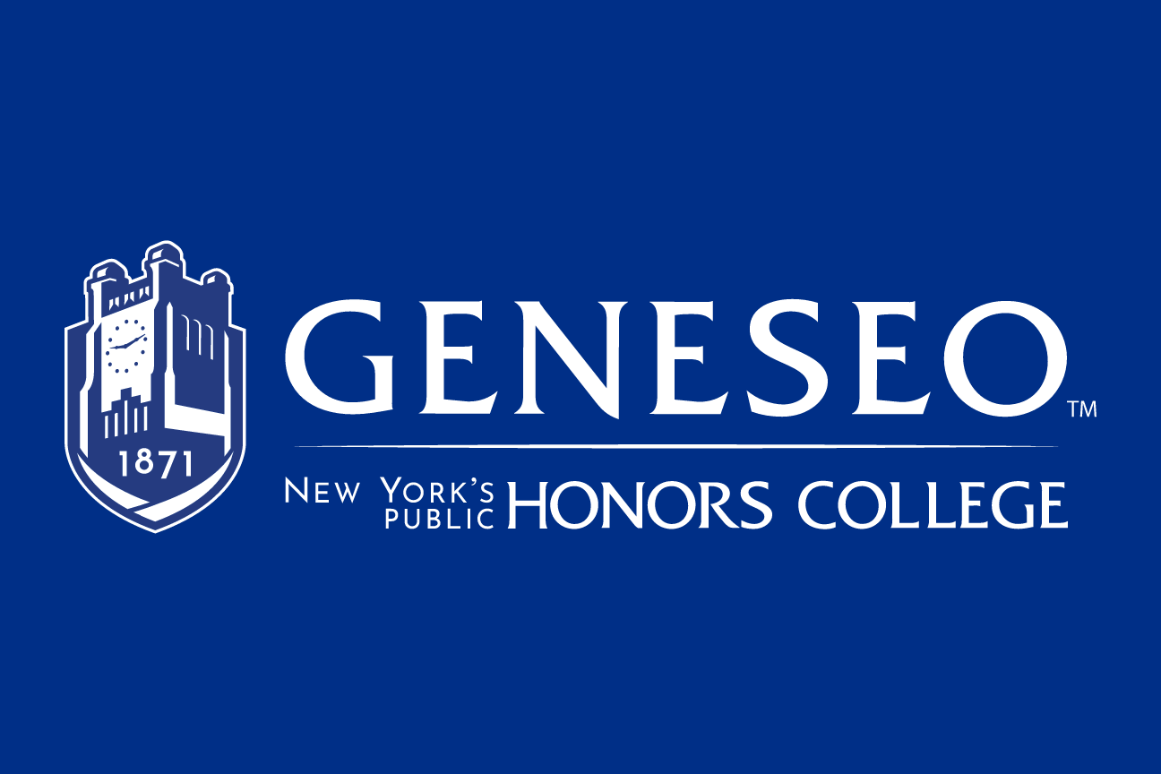 primary logo, horizontal, short honors college text, white variant, cell 8