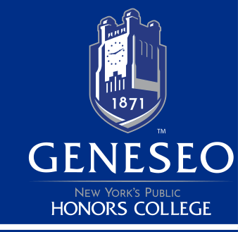 primary logo, vertical, short honors college text, blue variant, cell 5