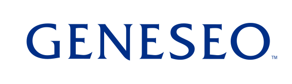 Geneseo wordmark, blue variant, cell 19