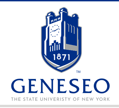 Geneseo SUNY lockup, vertical, blue variant, cell 25