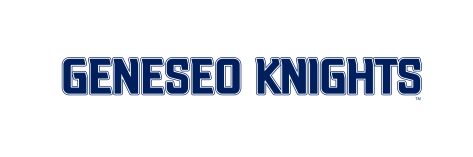 Geneseo Knights wordmark, flat horizontal variant, cell 157
