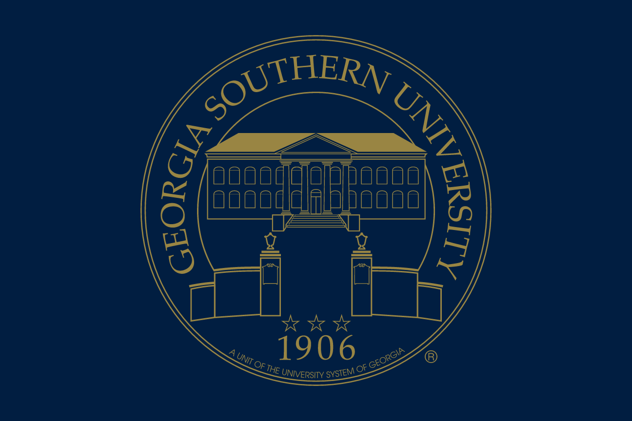 university seal, gold on blue variant, cell 16