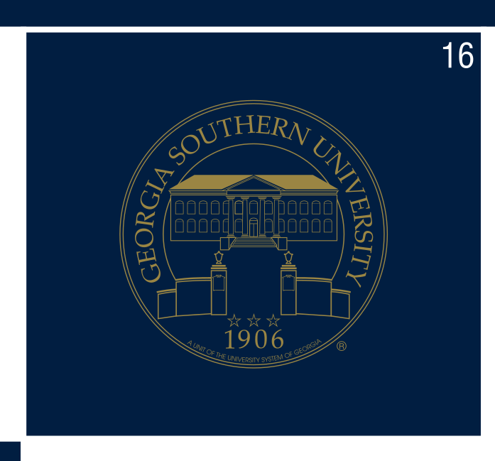 university seal, gold on blue variant, cell 16