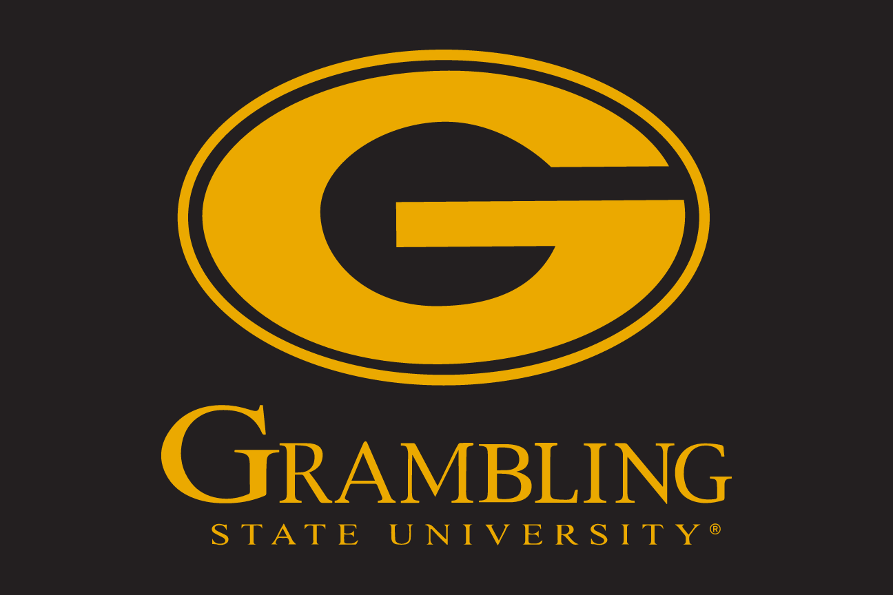 G logo with wordmark, stacked gold/black on black variant, cell 6