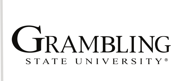 Grambling State University wordmark, black on white variant, cell 20