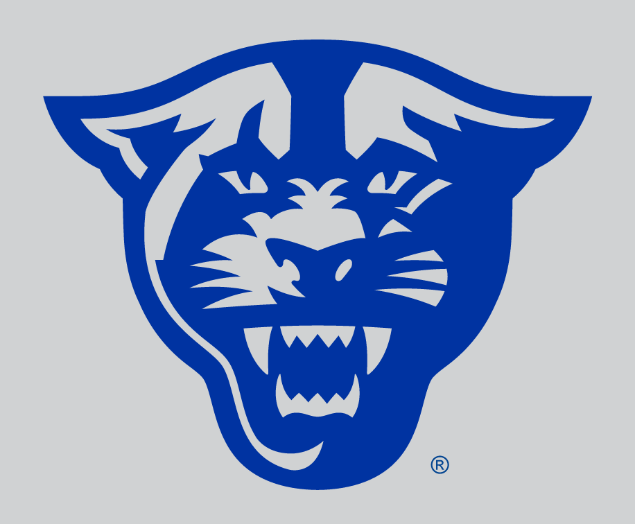 Panther Head, Blue on Gray variant, cell 17