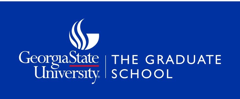 Georgia State University The Graduate School Mark, reverse variant, cell 48
