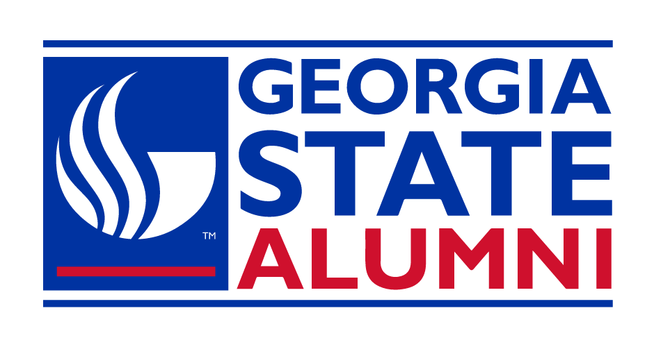 Georgia State Alumni, blue, white, and red variant, cell 60