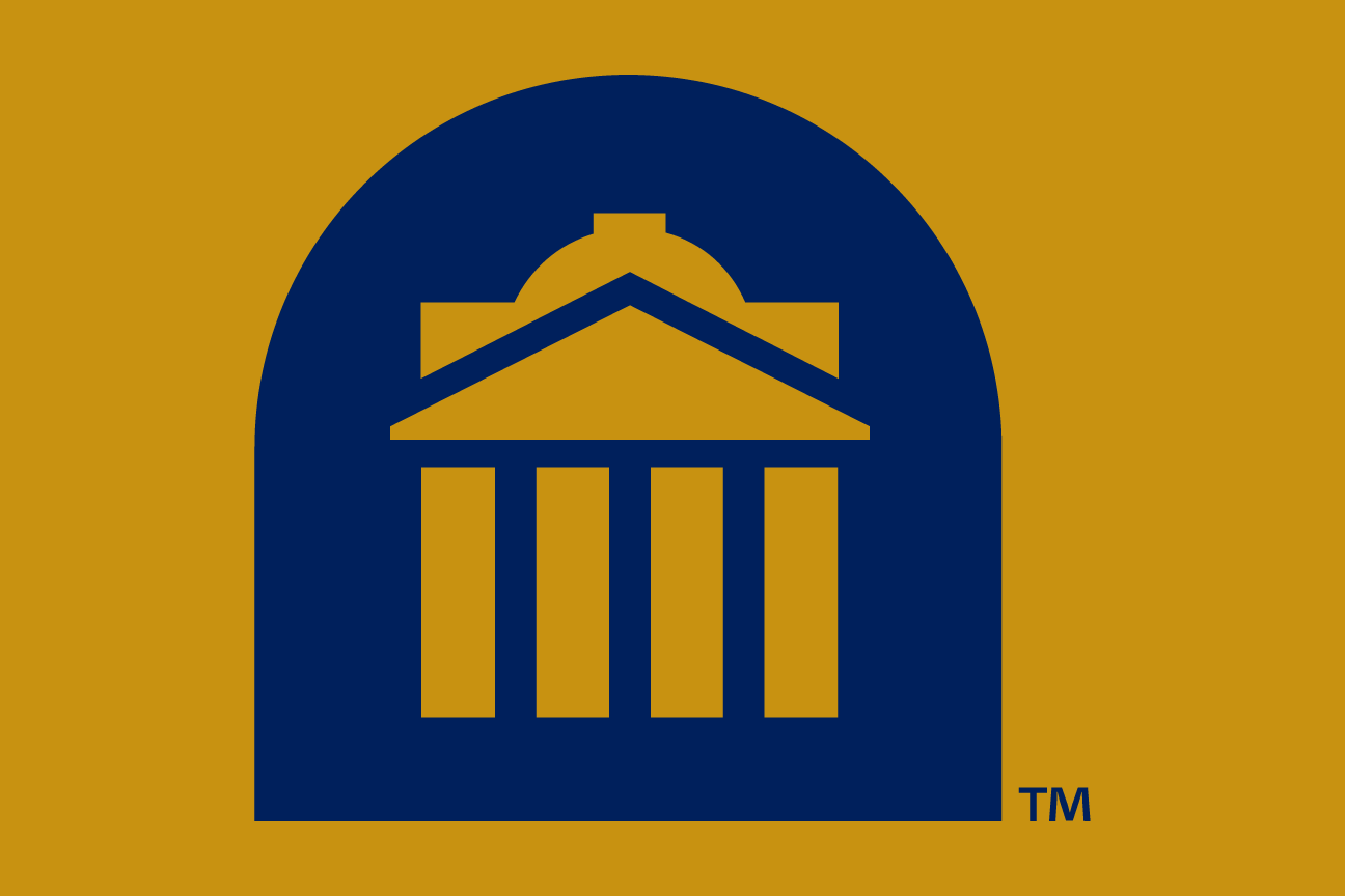 building icon, blue on gold variant, cell 27