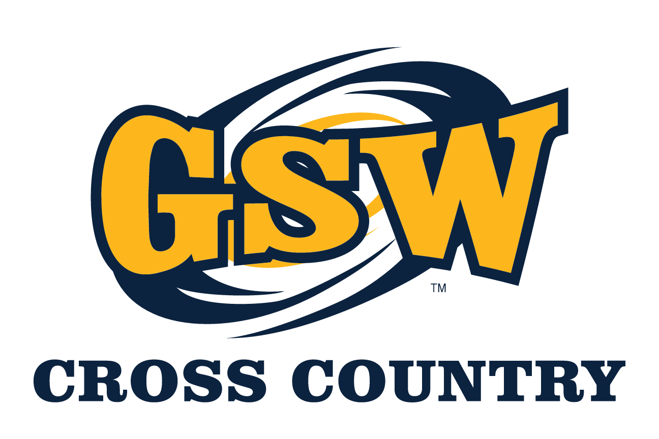 GSW Cross Country logo, yellow/navy variant, cell 89