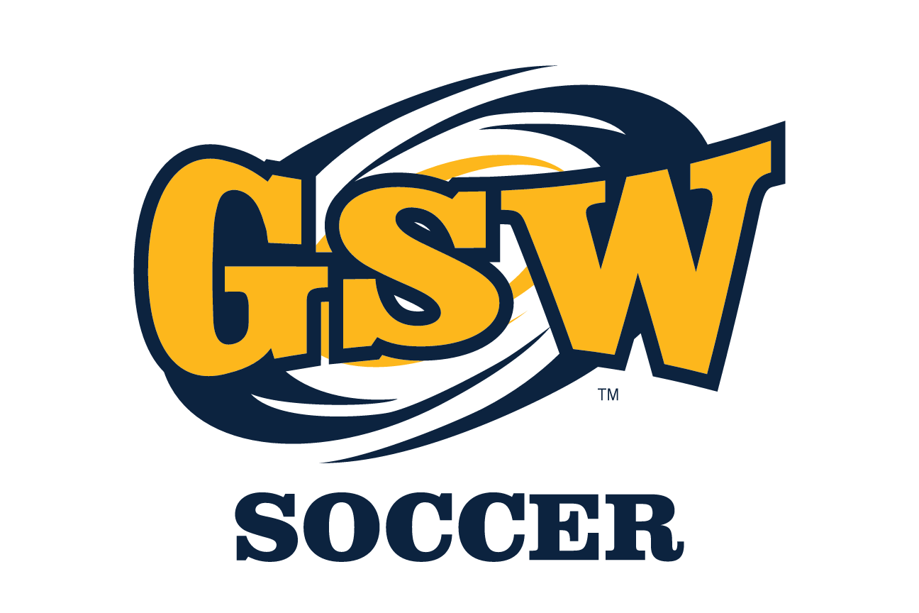 GSW Soccer logo, yellow/navy variant, cell 91