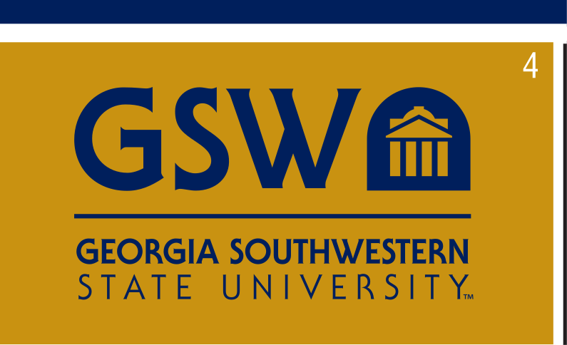 GSW primary logo, blue on gold variant, cell 4