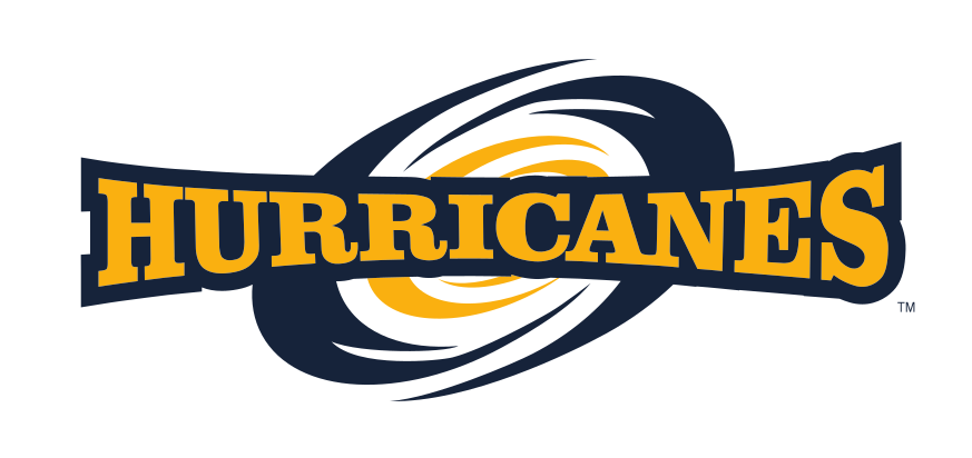 Hurricanes wordmark with hurricane icon, full color variant, cell 52