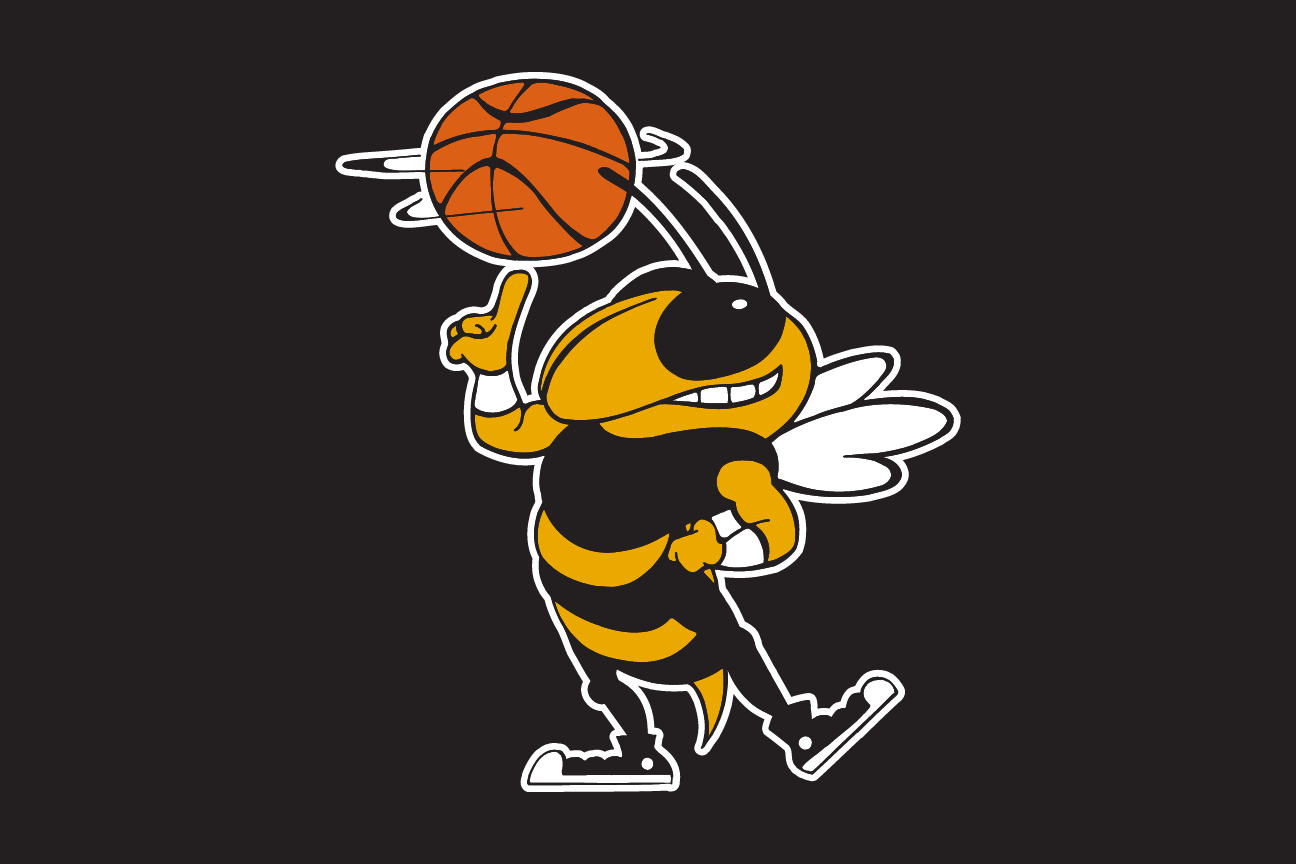Buzz, walking with basketball, colored, black background variant, cell 163