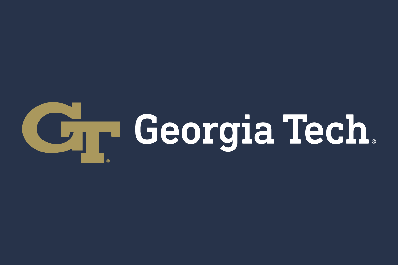 Georgia Tech, horizontal, gold/white on navy variant, cell 182