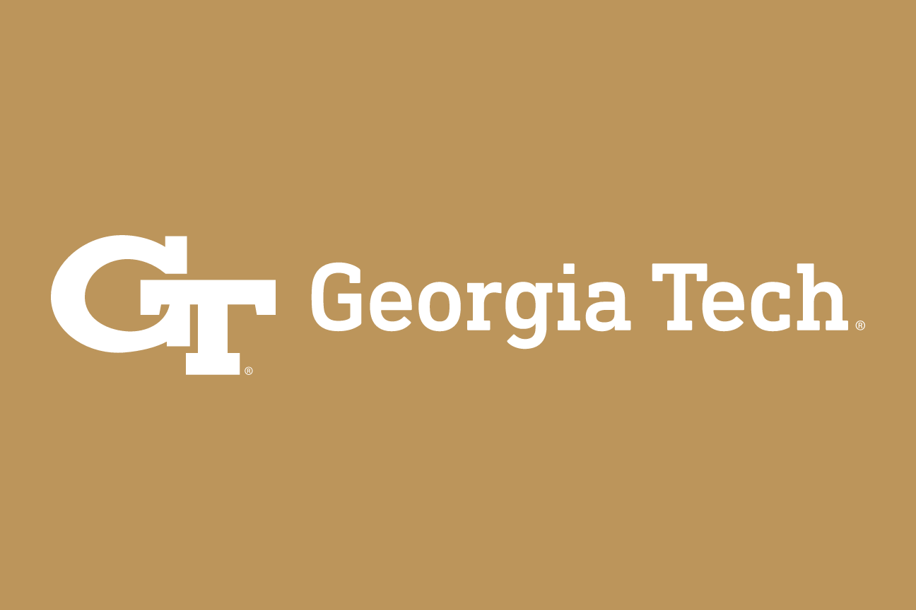 Georgia Tech, horizontal, white on gold variant, cell 185