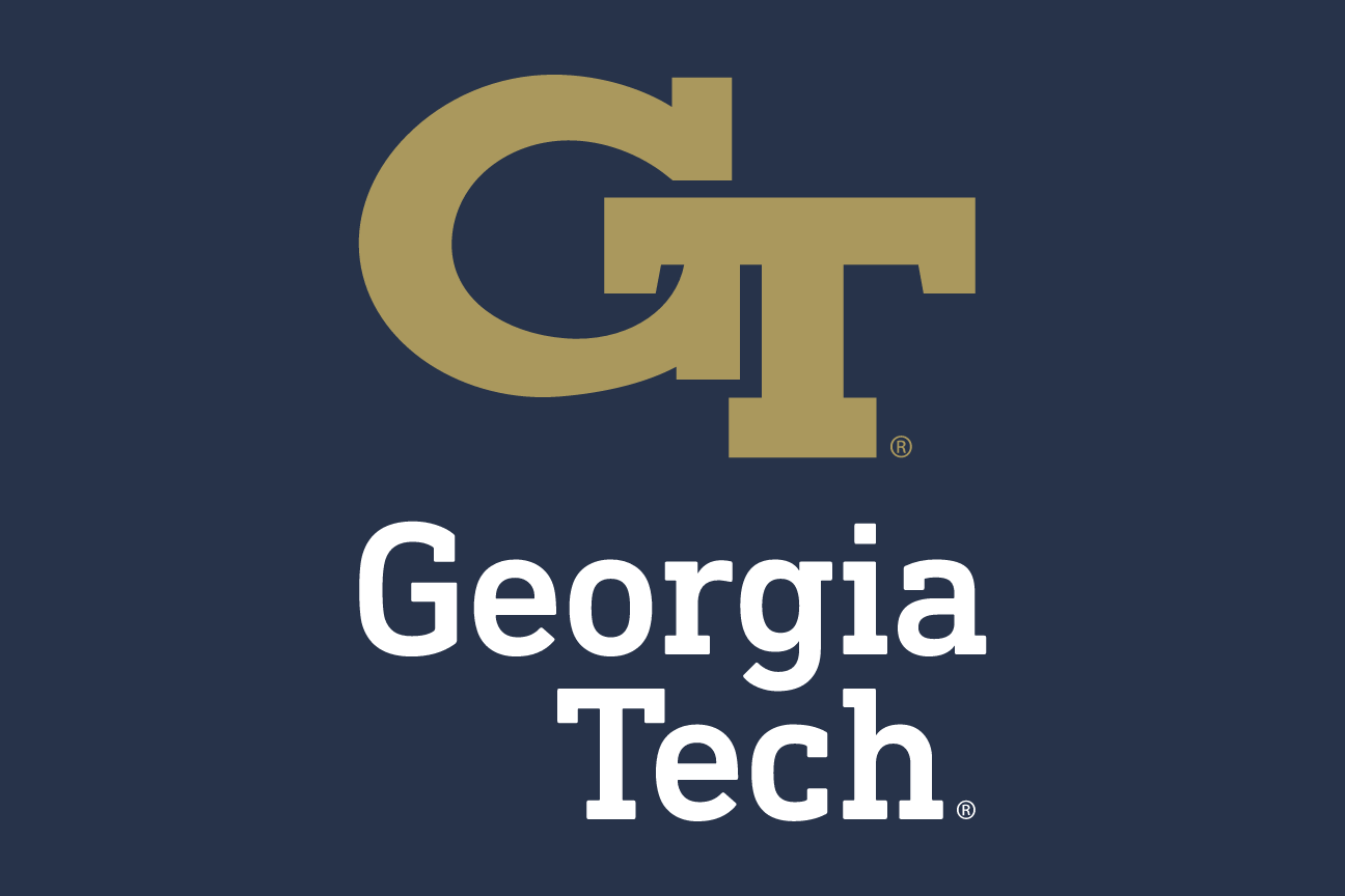 Georgia Tech, vertical, gold/white on navy variant, cell 192